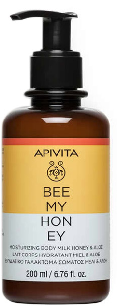 Молочко для тіла Apivita Bee My Honey Body Milk 200 мл (5201279088019) - зображення 1