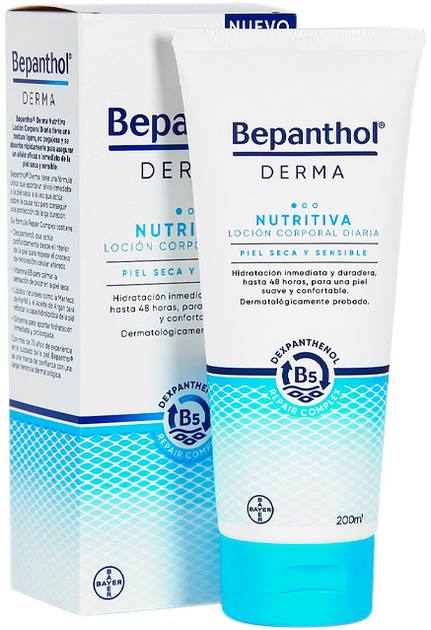 Balsam do ciała Bepanthol Derma Nutritiva Dexpanthenol nawilżający 200 ml (8470001982803) - obraz 1