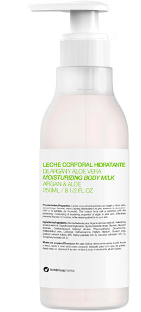 Молочко для тіла Botanicapharma Argan and Aloe Body Milk 250 мл (8435045201785) - зображення 1