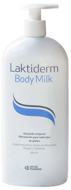 Молочко для тіла Interpharma Laktiderm Body Milk 500 мл (8470003697101) - зображення 1
