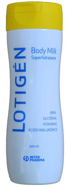 Mleko do ciała Interpharma Lotigen Body Milk Super Moisturising 300 ml (8470001828767) - obraz 1