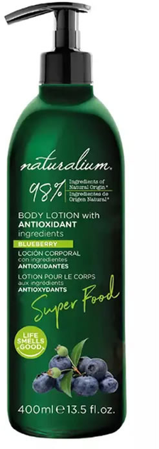 Balsam do ciała Naturalium Super Food Blueberry Antioxidant Body Lotion 400 ml (8435283612008) - obraz 1