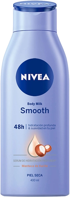 Молочко для тіла Nivea Body Milk Smooth Mini 400 мл (4005900418678) - зображення 1