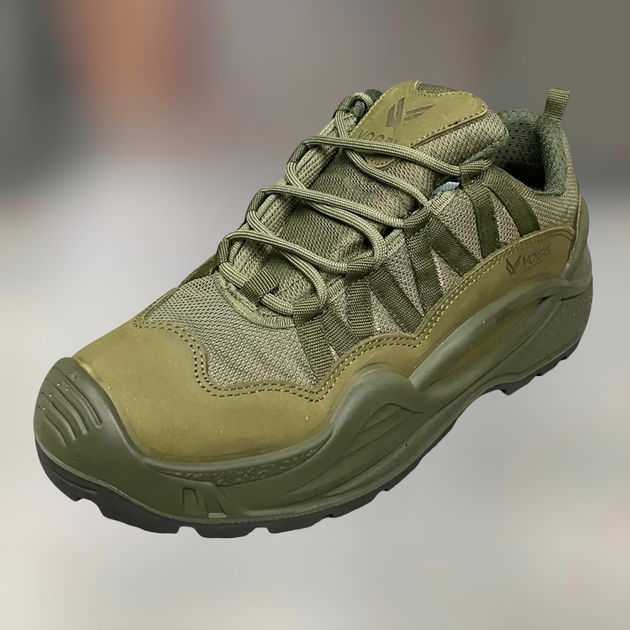 Кроссовки Vogel 45 р С 1493, Олива, нубук, Waterproof, армейские тактические кроссовки, военные кроссовки - изображение 1