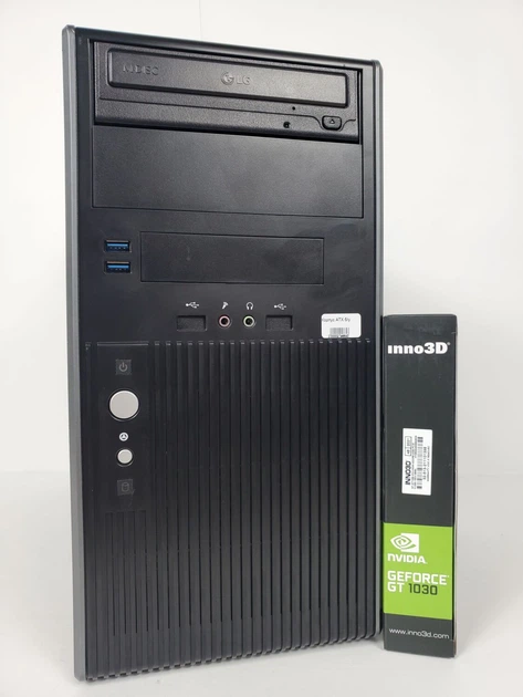 Игровой ПК Hyundai Tower / Intel Core i7-6700 (4 (8) ядра по 3.4 - 4.0 GHz) / 8 GB DDR4 / 120 GB SSD + 500 GB HDD / nVidia GeForce GT 1030, 2 GB DDR5, 64-bit NEW / Windows 10 (лицензия) б/у - изображение 5