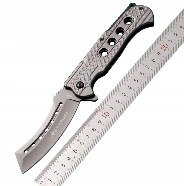 Складаний Багатофункціональний Ніж JB Tacticals EDC HUNTING MACHETE 02 Чорний - зображення 3
