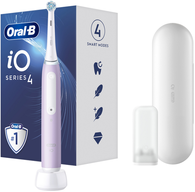 Електрична зубна щітка Oral-B iO 4 Lavender - зображення 2