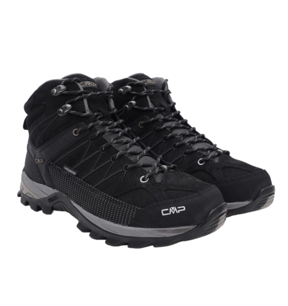 Черевики RIGEL MID TREKKING SHOES WP, CMP, Black/grey, (3Q12947-73UC), 43 - зображення 2