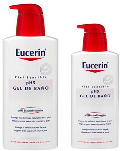 Гель для душу Eucerin Ph5 Skin Protection Shower Gel 2 x 1000 мл (4005800177644) - зображення 1