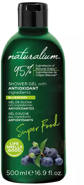 Żel pod prysznic Naturalium Super Food Blueberry Antioxidant Shower Gel 500 ml (8435283612022) - obraz 1