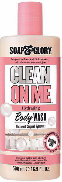 Гель для душу Soap & Glory Clean On Me Creamy Clarifying Shower Gel 500 мл (5045098964549) - зображення 1