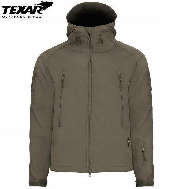 Куртка тактична SoftShell Texar Falcon Olive M - зображення 1