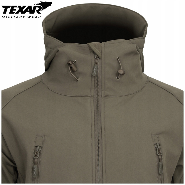 Куртка тактична SoftShell Texar Falcon Olive M - зображення 2
