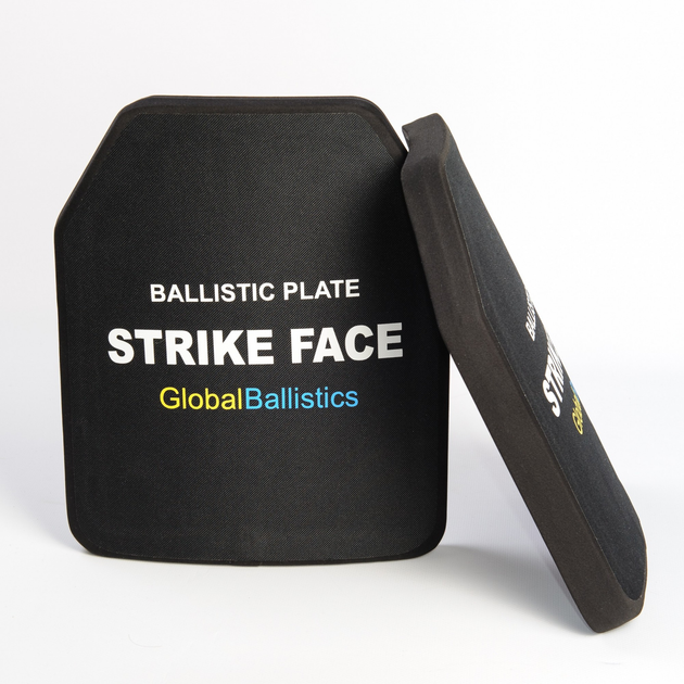 Облегченная керамическая баллистическая плита (1.6 кг) Strike Face клас NIJ III (3 кл. по ДСТУ) от GlobalBalListics - 2 шт (P3Kl1.6) - изображение 4