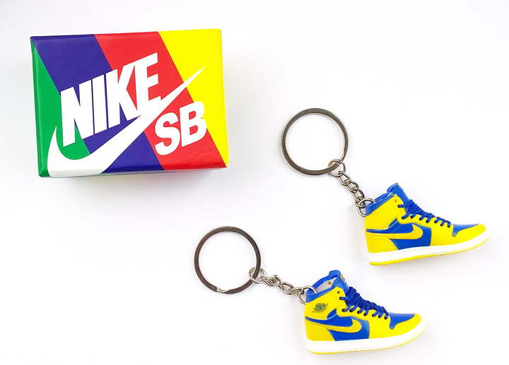 Air jordan best sale blue and yellow