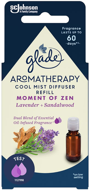 Olejek eteryczny Glade Aromatherapy Moments of Zen Lavander And Sandalwood 17 ml (5000204219623) - obraz 1