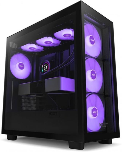 Корпус NZXT H7 Elite RGB Black (CM-H71EB-02) без БЖ - зображення 1