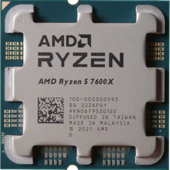 Процессор AMD Ryzen 5 7600X (4.7GHz 32MB 105W AM5) Tray (100