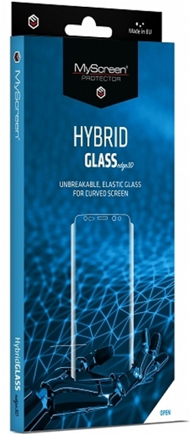 Szkło ochronne MyScreen HybridGlass Edge 3D do Apple iPhone 7 / 8 / SE 2020 / SE 2022 Białe (5901924967958) - obraz 1