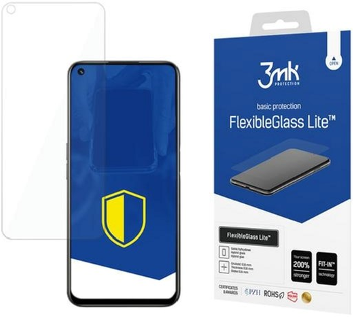 Гібридне скло 3MK FlexibleGlass Lite для Realme 8i (5903108439435) - зображення 1