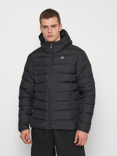 Куртка демисезонная с капюшоном мужская Fila 122908-99 48 Черная ...