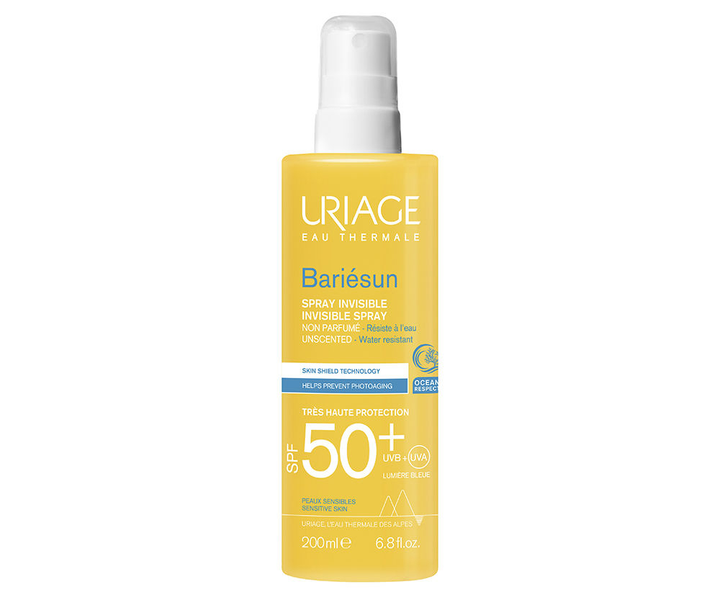 Спрей для тіла Uriage Bariésun Invisible Spray Very High Protection SPF50+ 200 мл (3661434008405) - зображення 1