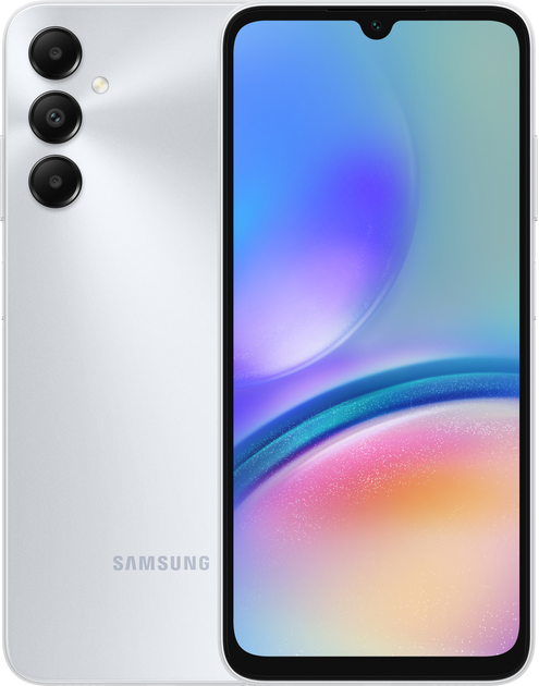 Мобильный телефон Samsung Galaxy A05s 4/128GB Silver (SM-A057GZSVEUC) - изображение 1