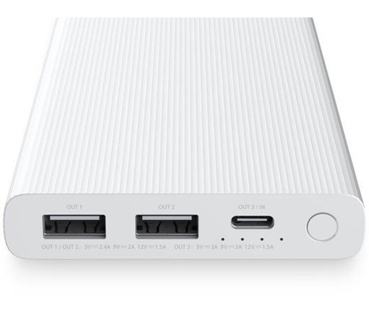 Внешний портативный аккумулятор ZMI 10000mAh 18W (JD810) белый – фото ...