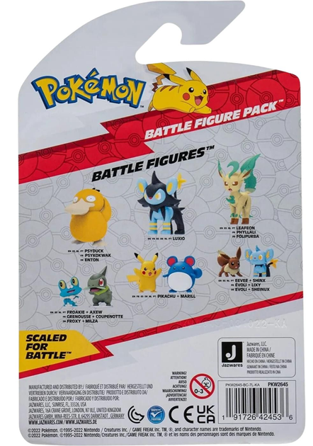 Ігрова Фігурка Jazwares Pokemon Froakie and Axew Серія 13 (191726424536) - зображення 6