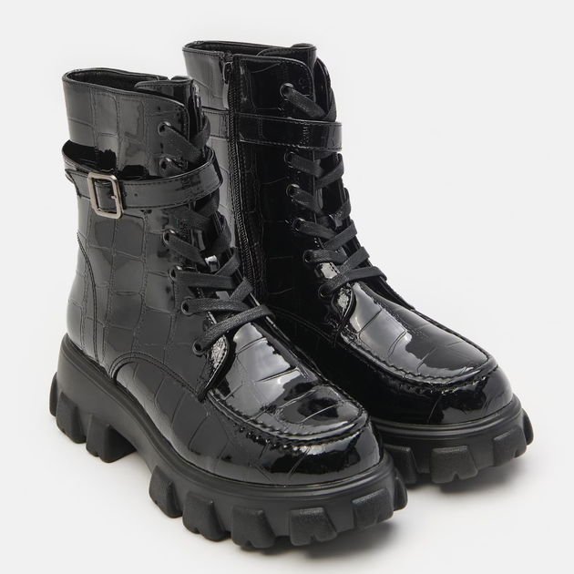 Жіночі черевики високі Sinsay 8484F-99X 38 24.5 см Чорні (5904841333486) - зображення 2