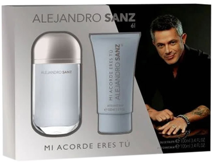 Zestaw damski Alejandro Sanz Mi Acorde Eres Tu Woda toaletowa damska 100 ml + balsam do ciała 80 ml (8436581942996) - obraz 1