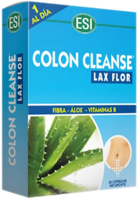 Натуральна харчова добавка Esi Colon Cleanse Lax Flor 30 таблеток (8008843003693) - зображення 1