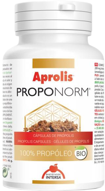 Натуральна харчова добавка Intersa Aprolis Proponorm 250 мг 60 капсул (8413568020366) - зображення 1