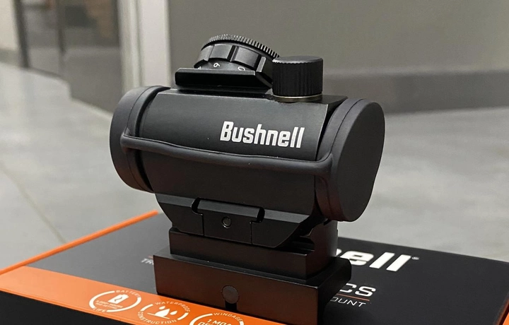 Приціл коліматорний Bushnell AR Optics TRS-25 HIRise 3 МОА з райзером, кріплення Picatinny, Weaver (242078) - зображення 2