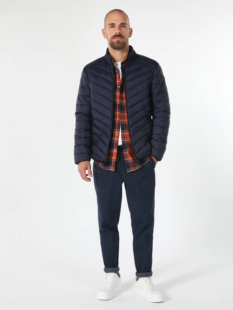 Куртка демисезонная мужская Colin's CL1062510NAV S Navy (CL1062510NAV_S) - Фото 3 Куртка демисезонная мужская Colin's CL1062510NAV S Navy (CL1062510NAV_S) - изображение 3