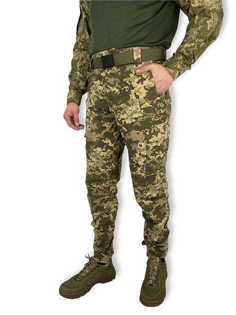 Тактические мужские штаны ТТХ, пиксель 54/5 - изображение 1