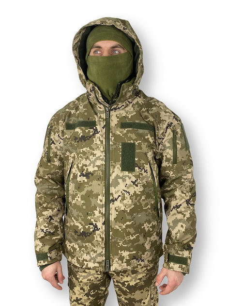 Куртка тактична Soft Shell ТТХ Піксель 52-54 - зображення 1