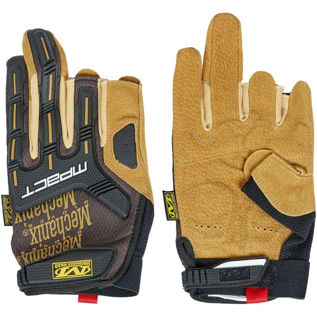 Тактичні рукавички Mechanix M-Pact Framer Leather M Brown (LFR-75-009) - зображення 1
