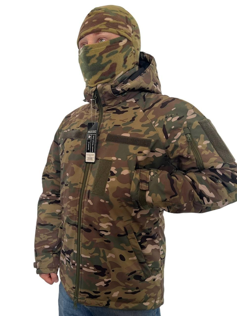 Куртка военная зимняя Softshell ТТХ, Мультикам 48 - изображение 1