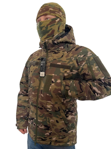 Куртка военная зимняя Softshell ТТХ, Пиксель 50 - изображение 1