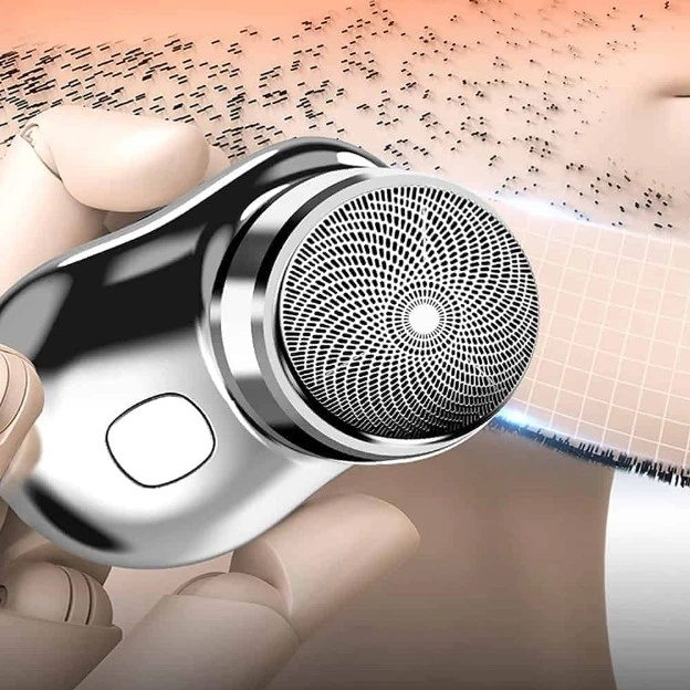 Електробритва Mini Shaver P10 акумуляторна з нержавіючої сталі - зображення 6