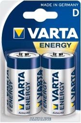 Baterie Varta Energy Alkaliczne R20 typ D 2 szt (BAVA 4120) - obraz 1