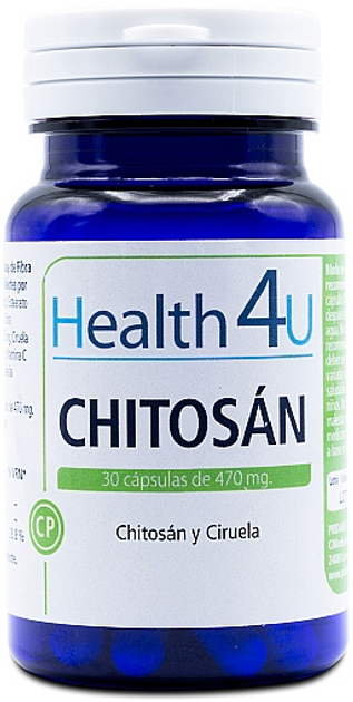 Suplement diety H4u Chitosan De 470 mg 30 kapsułek (8436556085819) - obraz 1