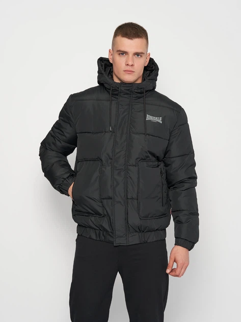 Куртка зимняя короткая мужская Lonsdale 117301-1513 M Black/Grey