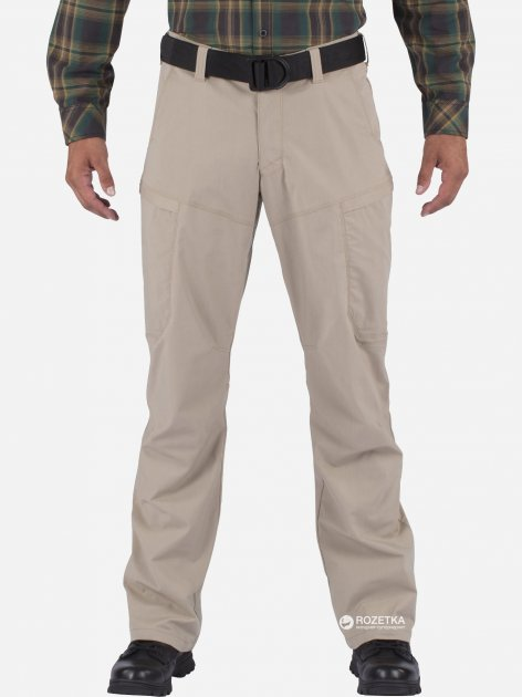 Штани тактичні 5.11 Tactical Apex Pants 74434 W34/L32 Khaki (2000980382859) - изображение 1