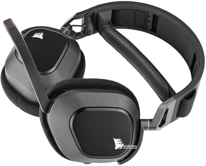 Навушники Corsair HS80 RGB Wireless Carbon (CA-9011235-EU) - зображення 3