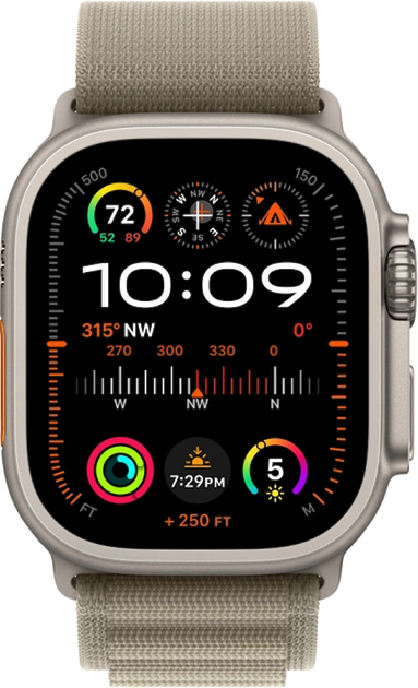 Ремешок для Apple Watch 49 / 46 / 45 / 44 mm Alpine Loop olive - Фото 4 Ремешок для Apple Watch 49 / 46 / 45 / 44 mm Alpine Loop olive - изображение 4