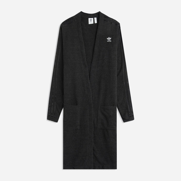 Kardigan damski długi Adidas Kimono Originals H18832 34 Czarny (4064047863819) - obraz 3