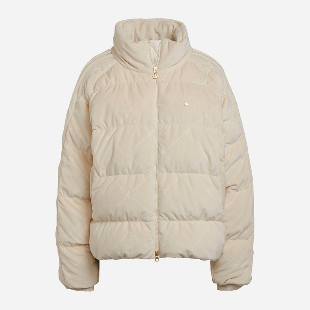 Kurtka puchowa damska elegancka adidas Original S GU1777 40 Beżowa (4064055187228) - obraz 5
