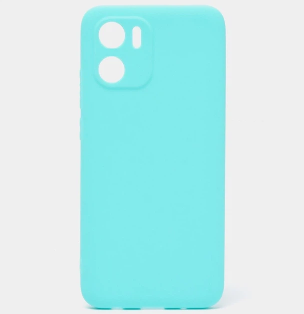 Чехол Fiji Soft для Xiaomi Redmi 10 5G силикон бампер голубой - Фото 1 Чехол Fiji Soft для Xiaomi Redmi 10 5G силикон бампер голубой - изображение 1